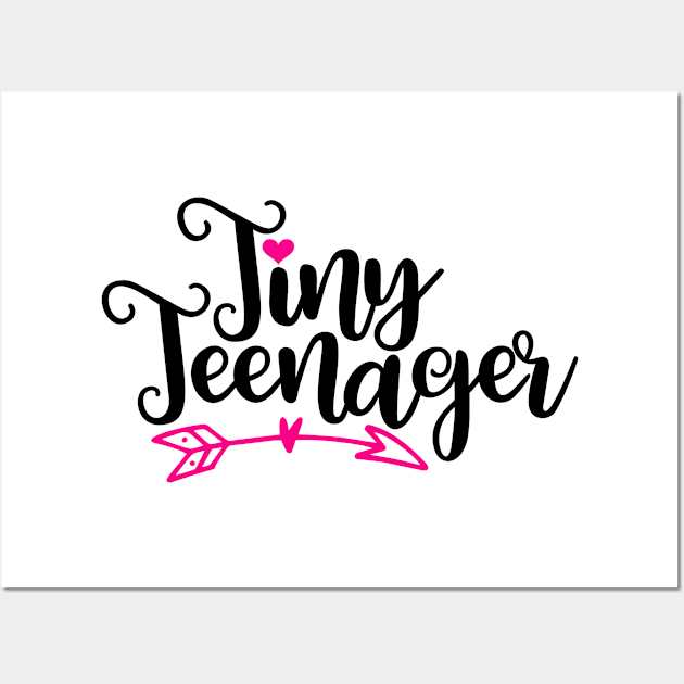 Tiny Teenager Wall Art by Coral Graphics